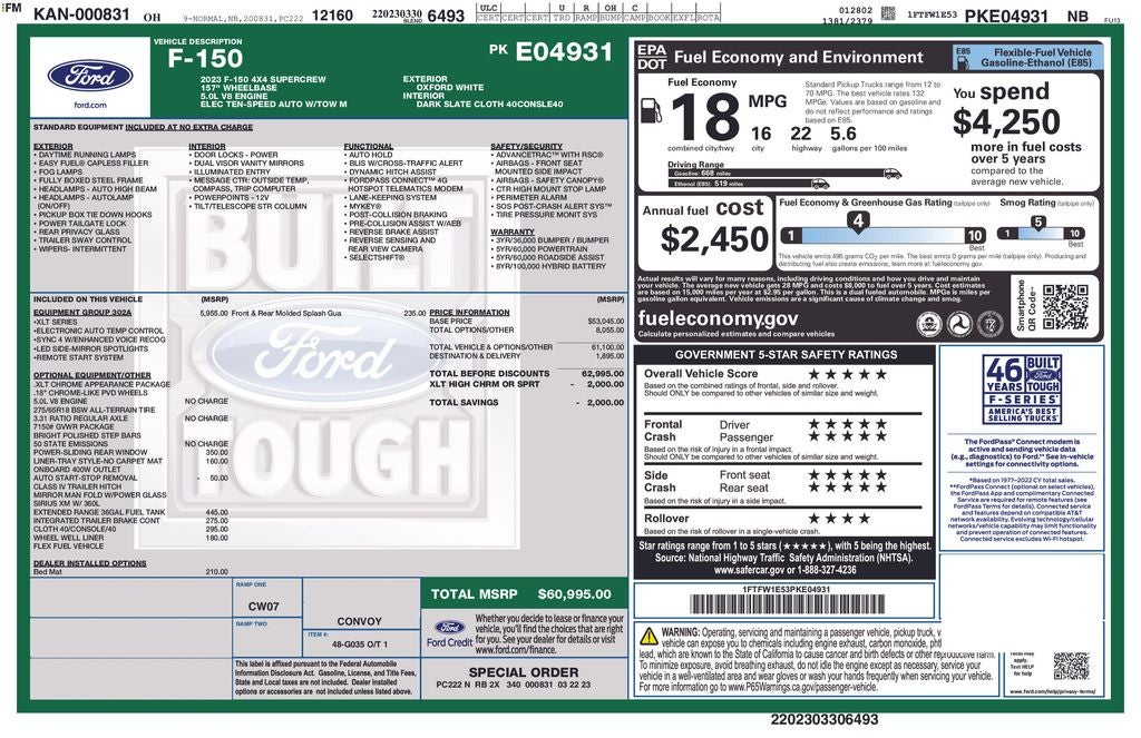 2023 Ford F-150 XLT Longbed