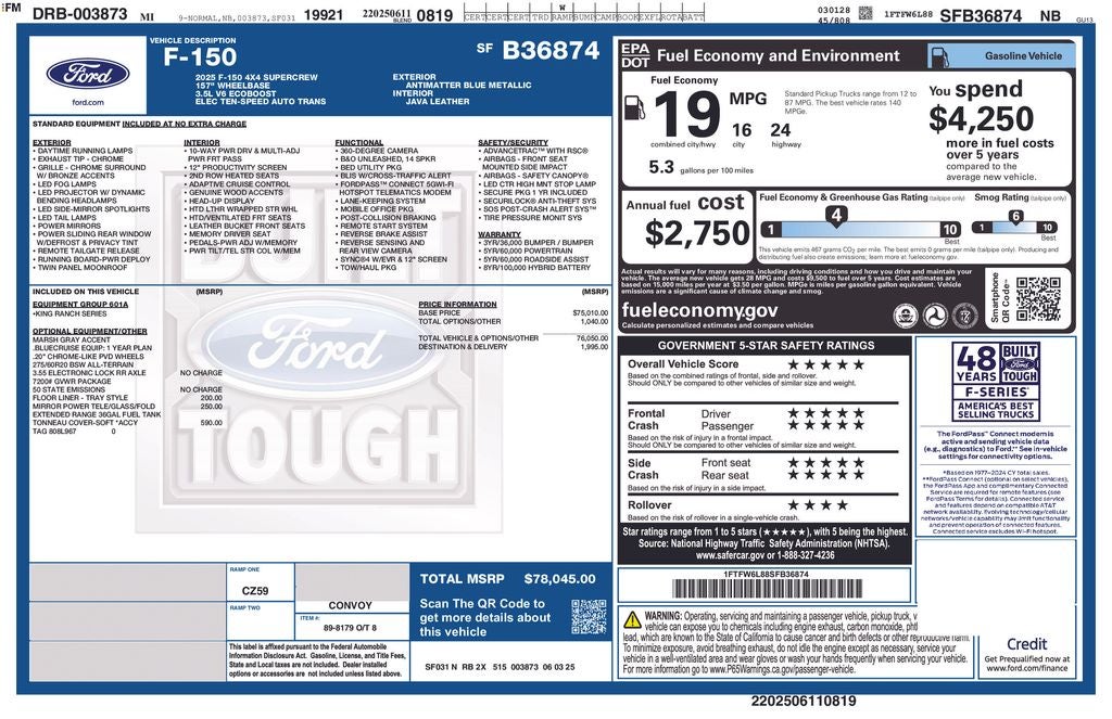 2025 Ford F-150 King Ranch Longbed