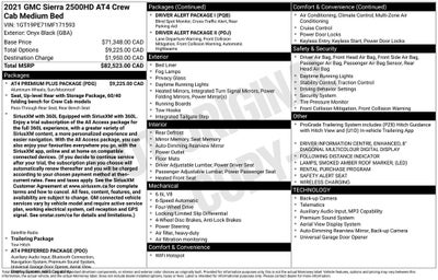 2021 GMC Sierra 2500HD AT4