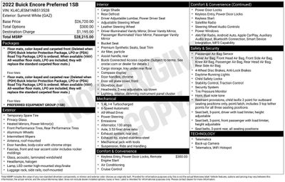 2022 Buick Encore Preferred