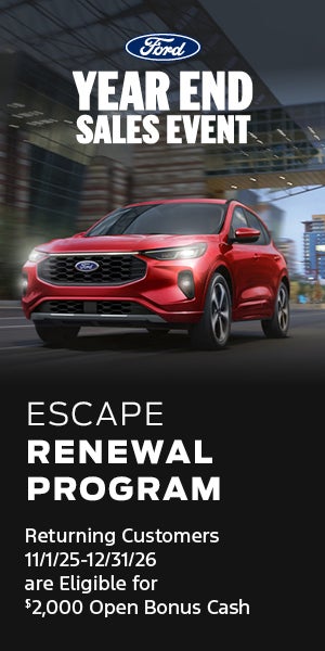 2025 Ford Escape Renewal Program
