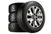 RECEIVE UP TO $130 IN REBATES BY MAIL WHEN YOU PURCHASE FOUR SELECT TIRES